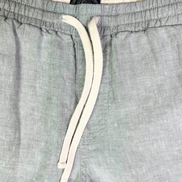 J.Crew Men's S Dock Short in Baird McNutt Irish Linen Pull-On Grey - Picture 4 of 10